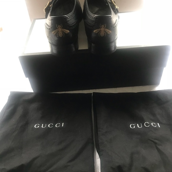 Gucci men queercore studded brogue monk shoes
